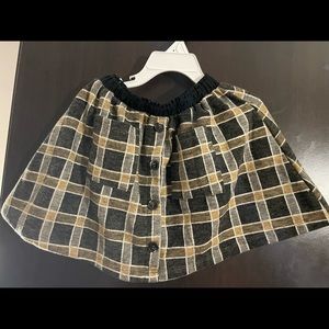 Zara girl new plated skirt  3/4 years old
